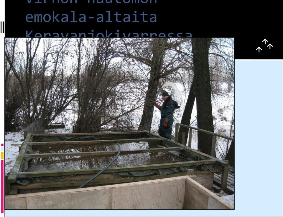 Keravanjokivarressa,