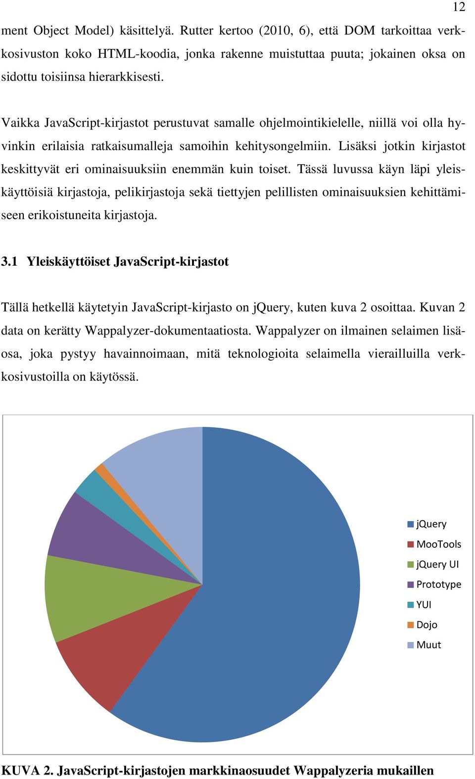 Lisäksi jotkin kirjastot keskittyvät eri ominaisuuksiin enemmän kuin toiset.