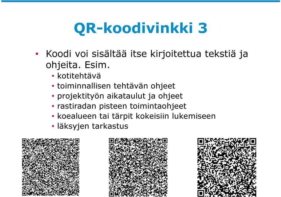 kotitehtävä toiminnallisen tehtävän ohjeet projektityön