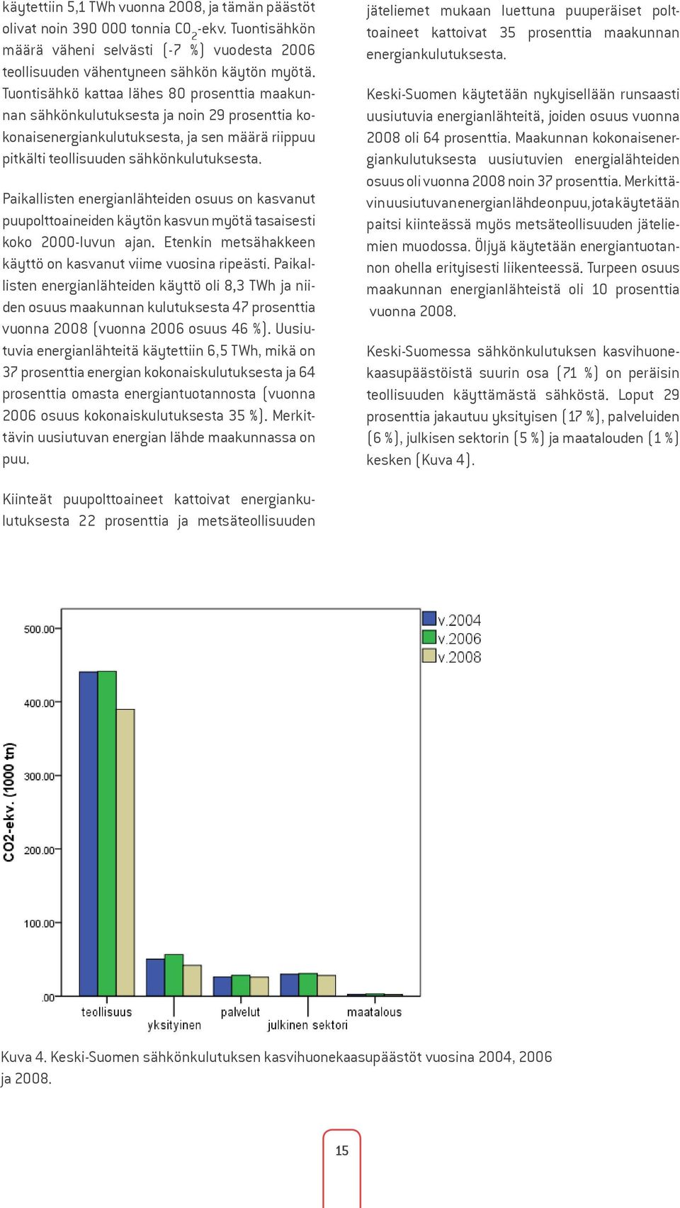 Paikallisten energianlähteiden osuus on kasvanut puupolttoaineiden käytön kasvun myötä tasaisesti koko 2000-luvun ajan. Etenkin metsähakkeen käyttö on kasvanut viime vuosina ripeästi.