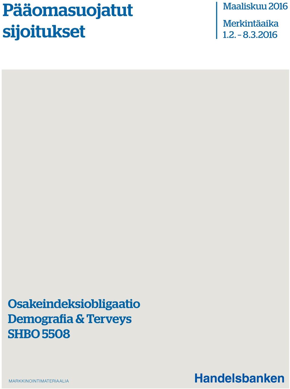 2016 Osakeindeksiobligaatio