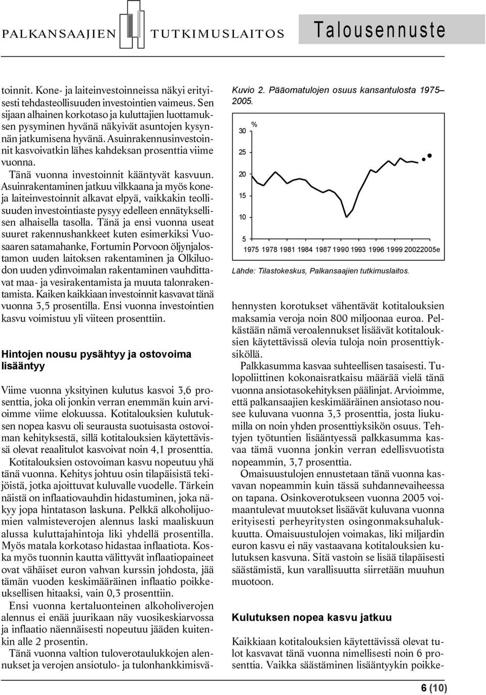 Asuinrakennusinvestoinnit kasvoivatkin lähes kahdeksan prosenttia viime vuonna. Tänä vuonna investoinnit kääntyvät kasvuun.