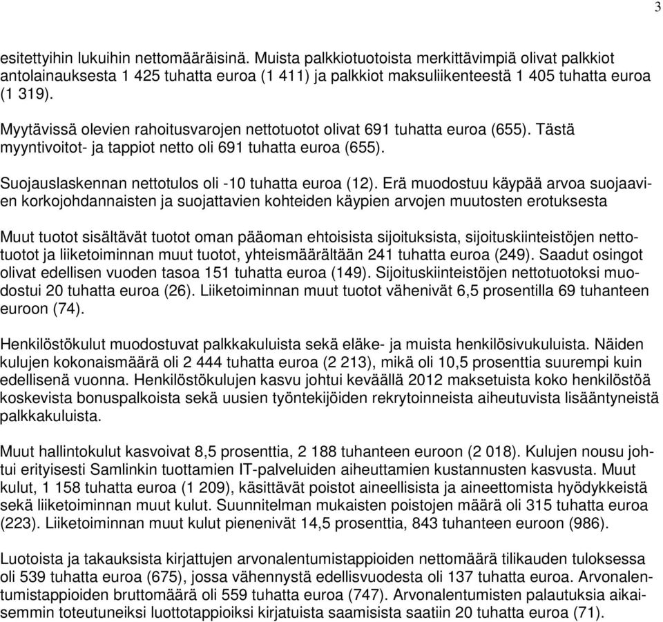 Erä muodostuu käypää arvoa suojaavien korkojohdannaisten ja suojattavien kohteiden käypien arvojen muutosten erotuksesta Muut tuotot sisältävät tuotot oman pääoman ehtoisista sijoituksista,