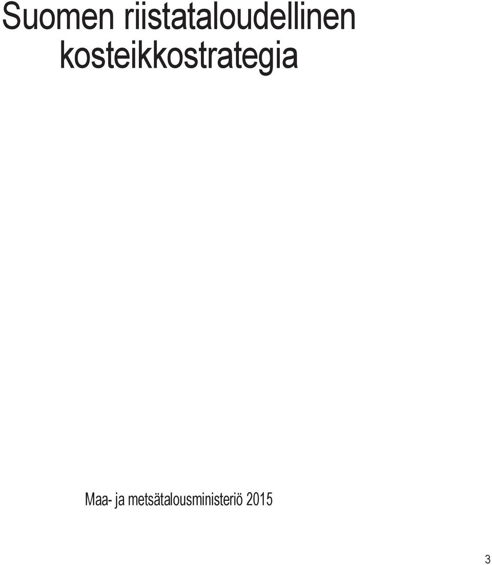 kosteikkostrategia