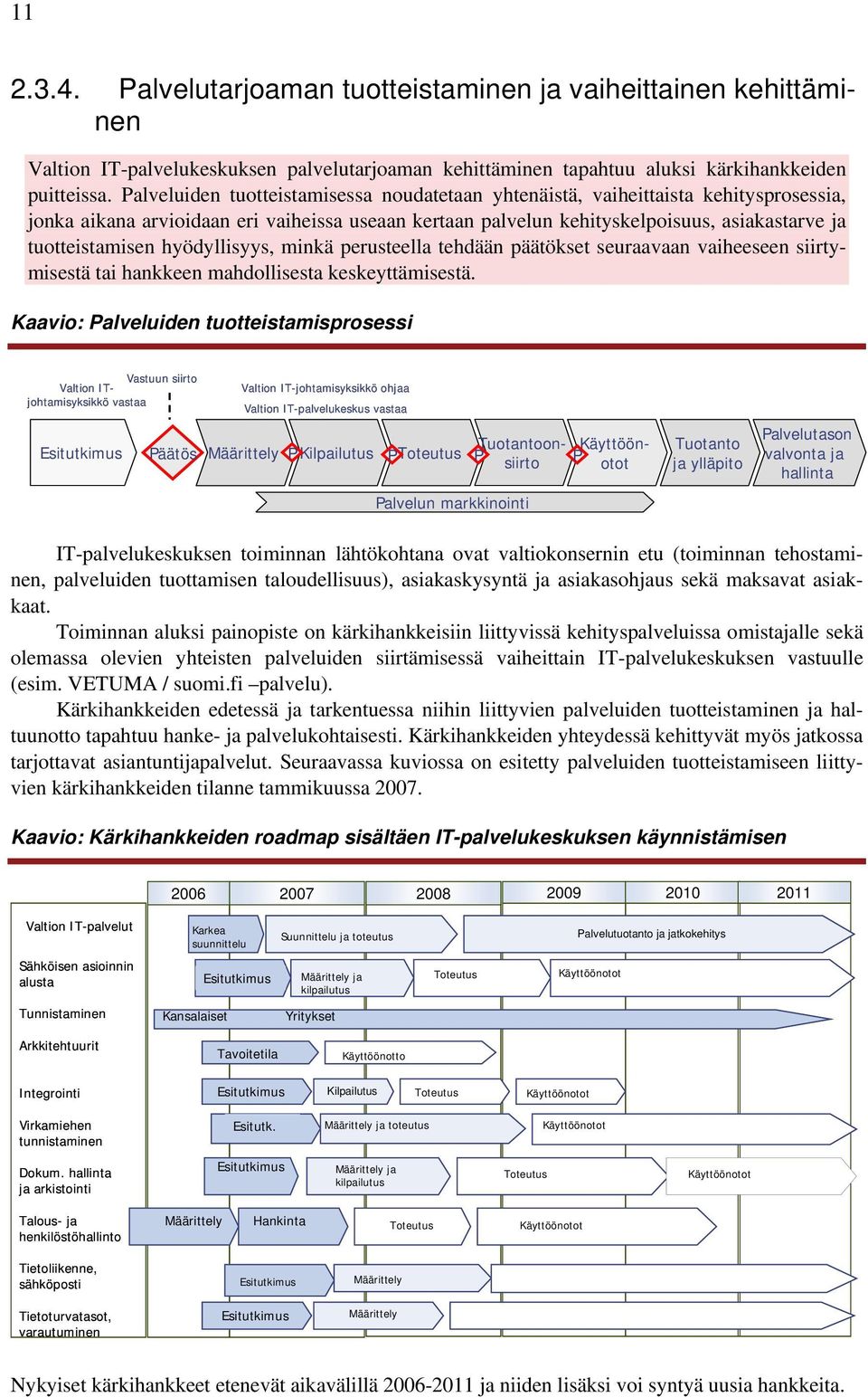 hyödyllisyys, minkä perusteella tehdään päätökset seuraavaan vaiheeseen siirtymisestä tai hankkeen mahdollisesta keskeyttämisestä.