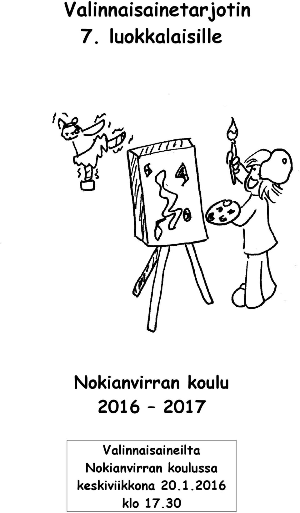 2016 2017 Valinnaisaineilta