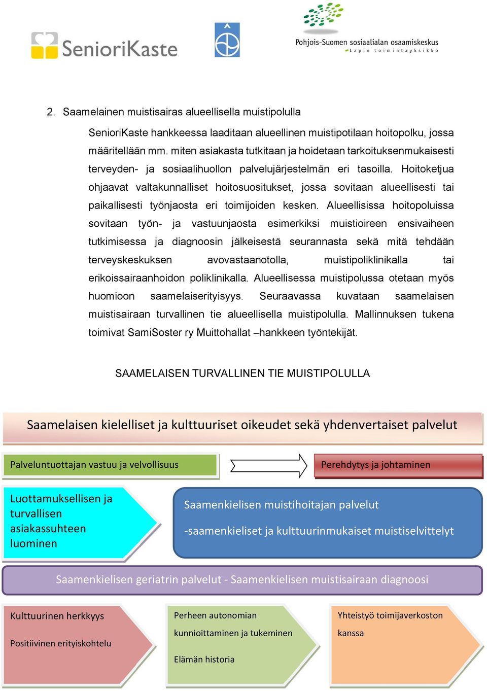 Hoitoketjua ohjaavat valtakunnalliset hoitosuositukset, jossa sovitaan alueellisesti tai paikallisesti työnjaosta eri toimijoiden kesken.