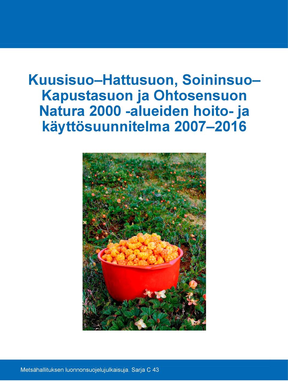 hoito- ja käyttösuunnitelma 2007 2016