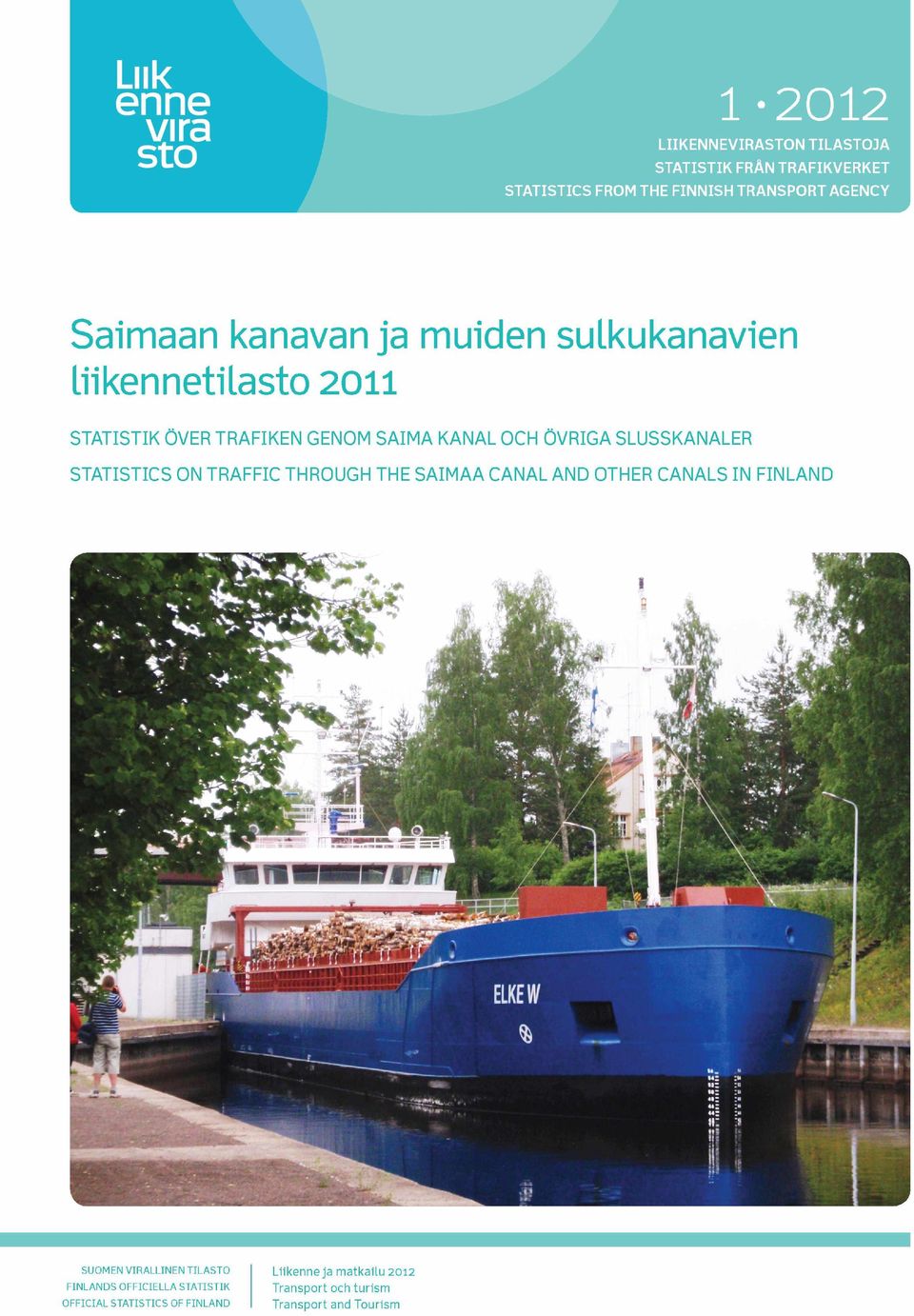 SLUSSKANALER STATISTICS ON TRAFFIC THROUGH THE SAIMAA CANAL AND OTHER CANALS IN FINLAND SUOMEN VIRALLINEN TILASTO