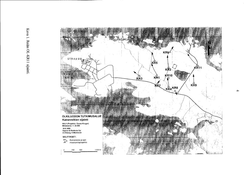 Gauss-Kruger) Mittakaava: 1: 25 000 18.