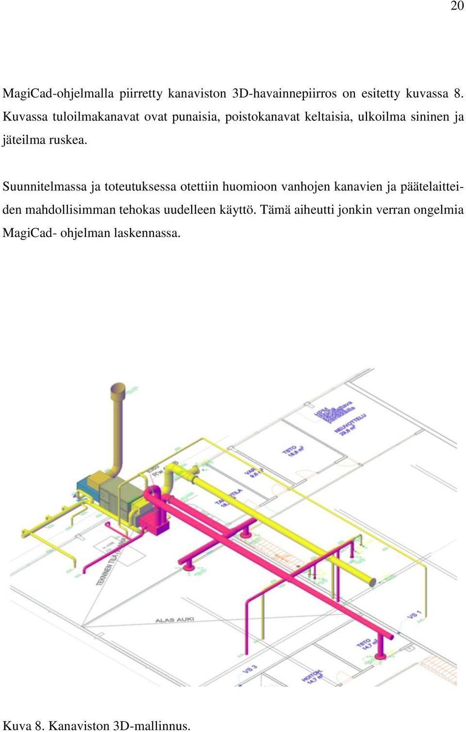 Suunnitelmassa ja toteutuksessa otettiin huomioon vanhojen kanavien ja päätelaitteiden mahdollisimman