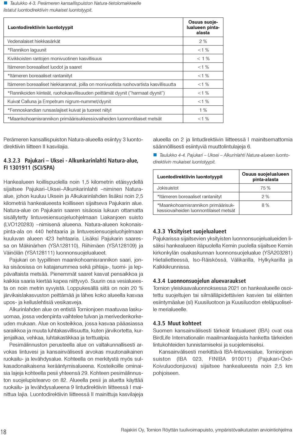 ja saaret <1 % *Itämeren boreaaliset rantaniityt <1 % Itämeren boreaaliset hiekkarannat, joilla on monivuotista ruohovartista kasvillisuutta <1 % *Rannikoiden kiinteät, ruohokasvillisuuden peittämät