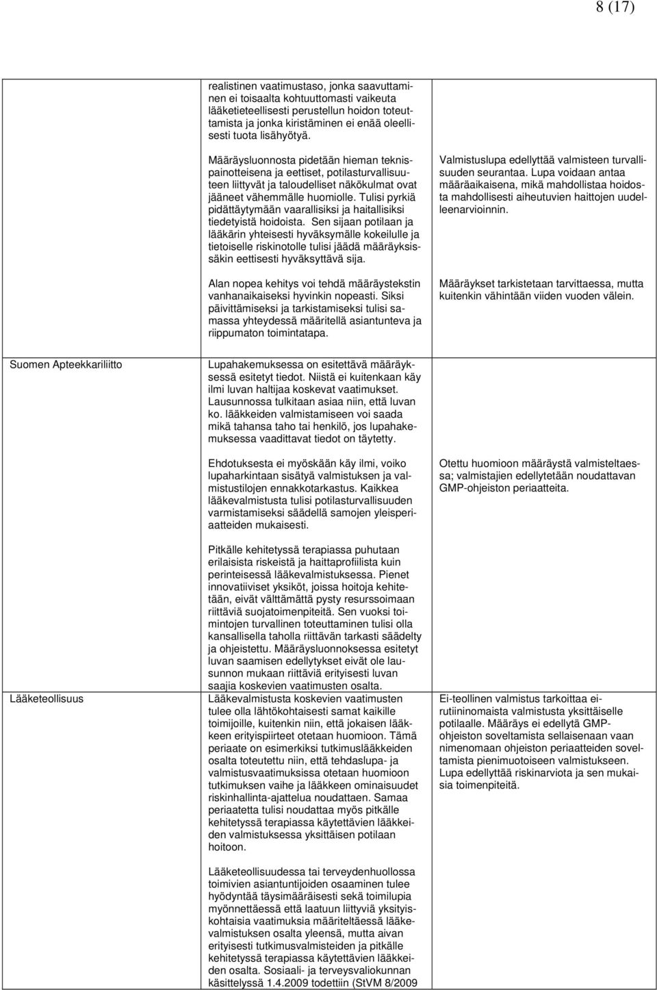 Tulisi pyrkiä pidättäytymään vaarallisiksi ja haitallisiksi tiedetyistä hoidoista.