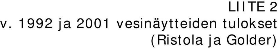 vesinäytteiden