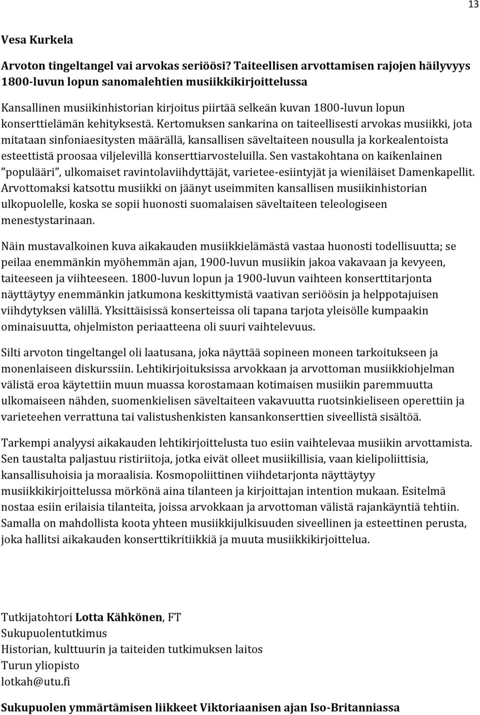 kehityksestä.