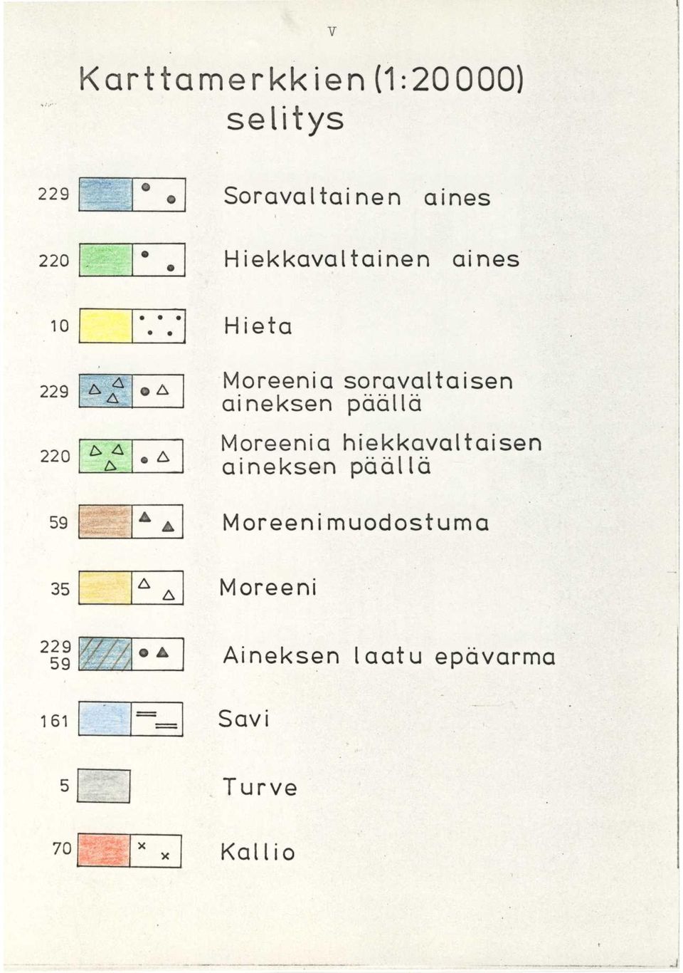 aineksen pääll ä Moreenia hiekkavaltaise n aineksen pääll ä Moreeni