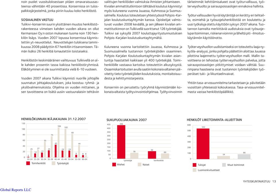 Vuoden 2007 lopussa konsernissa käynnistettiin yt-neuvottelut. Neuvottelujen tuloksena tammikuussa 2008 päädyttiin 67 henkilön irtisanomiseen. Tämän lisäksi 26 henkilöä lomautettiin toistaiseksi.