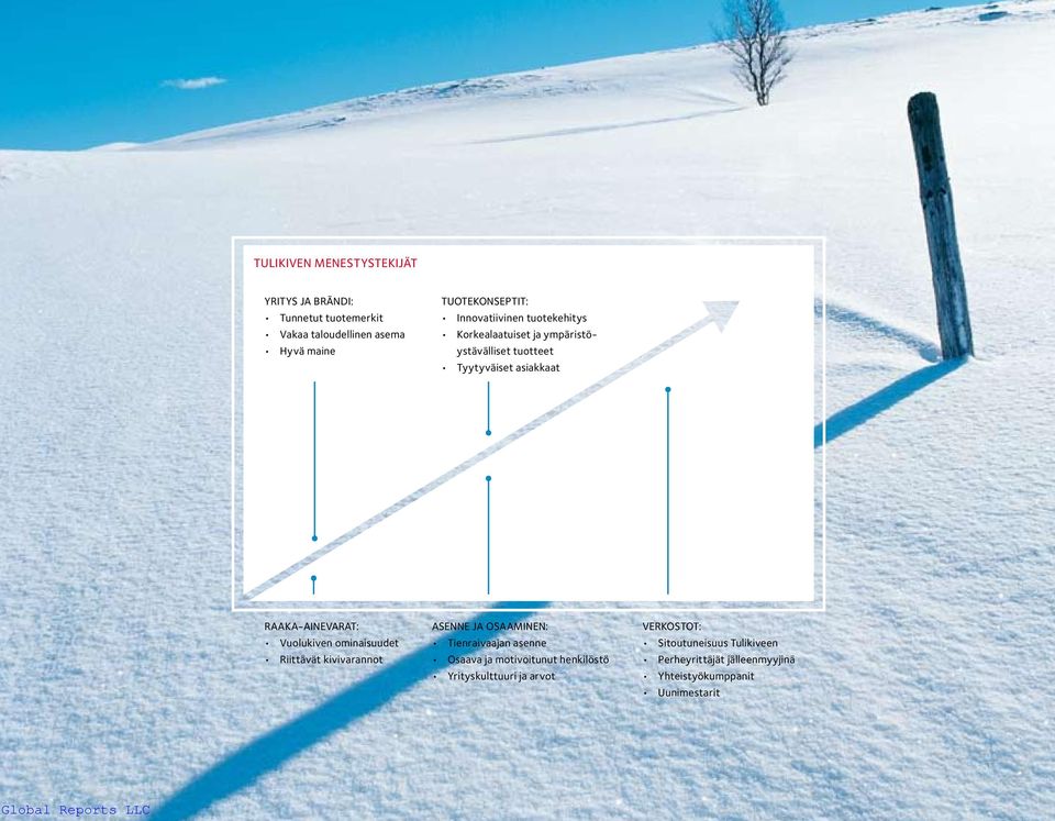 Vuolukiven ominaisuudet Riittävät kivivarannot Asenne ja osaaminen: Tienraivaajan asenne Osaava ja motivoitunut