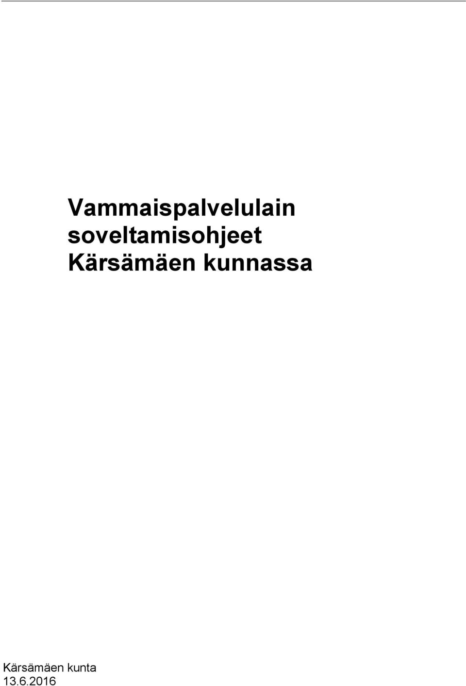 Vammaispalvelulain