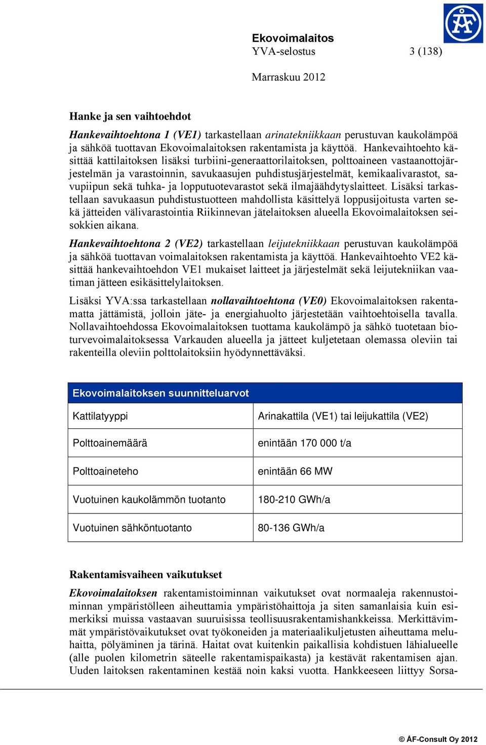 sekä tuhka- ja lopputuotevarastot sekä ilmajäähdytyslaitteet.