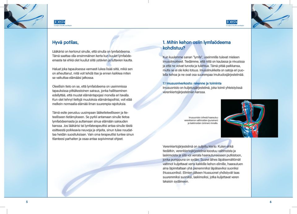 Oleellisin tieto on se, että lymfaödeema on useimmissa tapauksissa pitkäkestoinen sairaus, jonka hallitseminen edellyttää, että muutat elämäntapojasi monella eri tavalla.