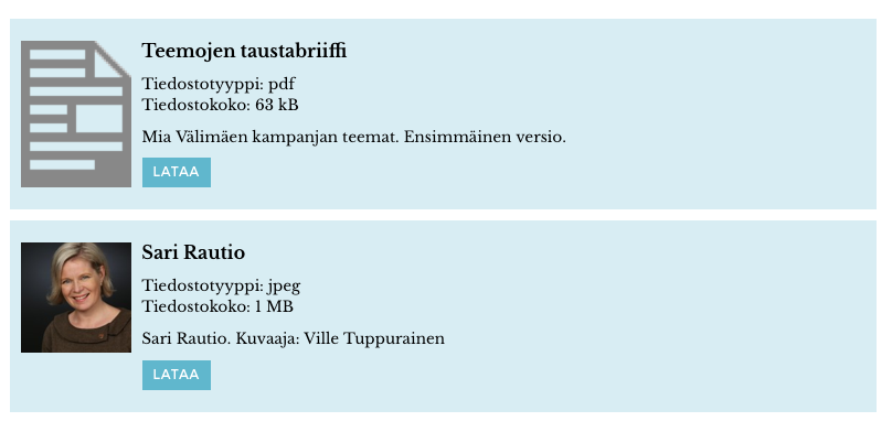 Oletuspohja Kuvitus: neliökuvagalleria tai vaakakaruselli.