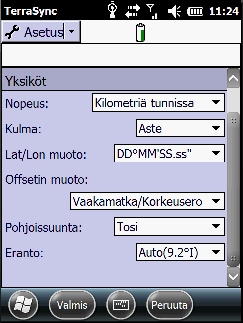 Liite 2 15(41) 2.5 Yksiköt Nämä asetukset voi muuttaa mieleisekseen, en ole kokenut tarvetta muutella näitä asetuksia.