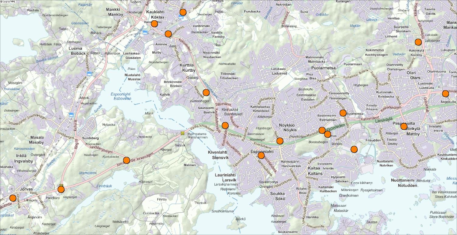 22 / 31 Lidl Päivittäistavara 2014 2 000 k-m2 S-market Päivittäistavara 2015 2 000 k-m2 Suomalaistentie XXL, Motor Center 2014 8 200 k-m2 Yli-Suomenoja Erikois/tiva 2016 15 000 k-m2 Suurpelto