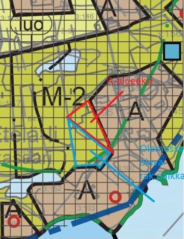 11 (53) 3.2 Hautala Outi ja Heikki 3:95 Jo aiemman luonnoksen palautteessa esitetty tilan kylkeen kolmionmuotoista A-alueen laajennusta, sillä viereinen tila 139-403-3-160 on myös rakennettu (rak.