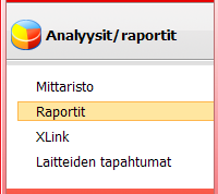 1. VALIKKORAKENNE T4C 3.2 Etusivu Etusivulla näet suorituskykymittarit ja pääset selaamaan suosikkiraportteja.