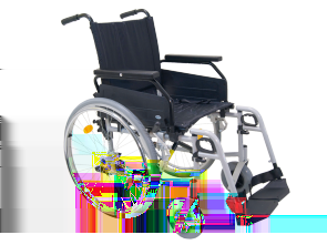 2 Pyörätuolit Rotec pyörätuoli Pysy aktiivisena, notkeana ja hyvässä kunnossa! Rotec on kevyt, teräsrunkoinen peruspyörätuoli, jossa on irrotettavat, taakse käännettävät käsinojat.
