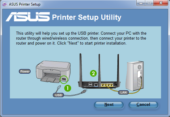 3. Pura ladattu tiedosto ja napsauta tulostinkuvaketta suorittaaksesi verkkotulostimen asetusohjelman. 4.