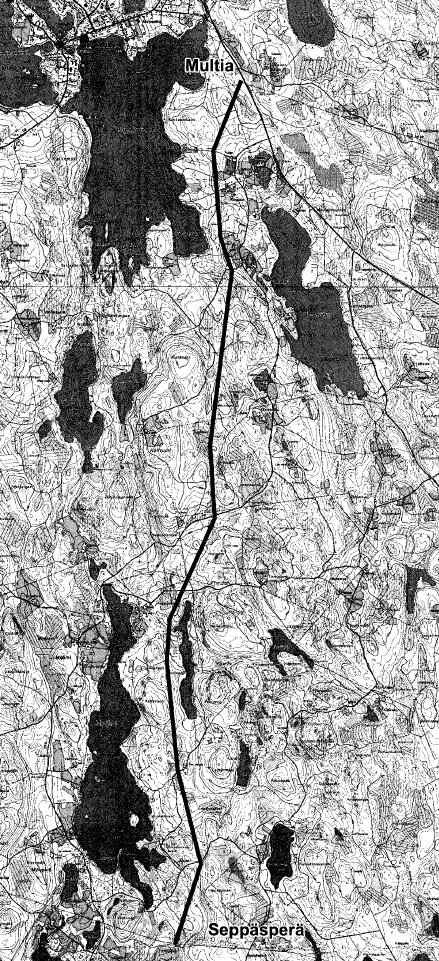 SEPPÄSPERÄ-MULTIA Alla oleva vasemman puoleinen kartta on toukokuussa 2015 lausunnolla olleesta Sähkö-Virkeät Oy:n