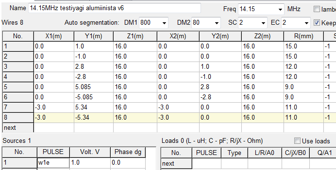 20m yagi 16m korkealla - heijastaja 20m yagi, H16m Muutos: Lisätty 2x 5.