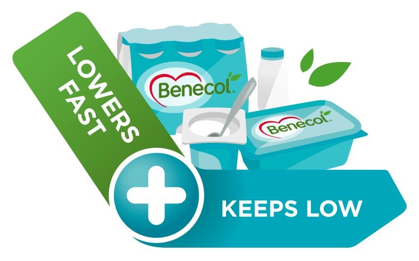 Hyvänmakuisten Benecol -tuotteiden päivittäisellä käytöllä saat nopeasti tuloksia ja pidät