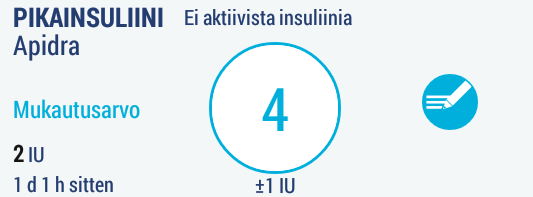 Kontrollimittaus Seuraa VS-mittarisi valmistajan ohjeita kontrollimittauksen tekemiseksi. Kontrollimittaustuloksia ei tallenneta sovellukseen, mikäli ne on otettu oikein.