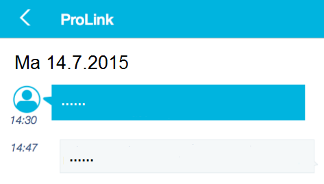 3.4.9 ProLink Jos hoitotiimissäsi ei ole yhtään palveluntarjoajaa ( Nykyiset palveluntarjoajat ), et voi käyttää ProLink -toiminnallisuutta.