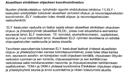 Tulossuunnitteluohje vuodelle 2013 ELO-ryhmät / ELYjen tulosuunnittelu 2014