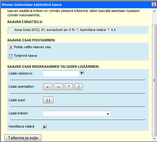 4. Eri hintakaavat eri tuotteille (2/3)