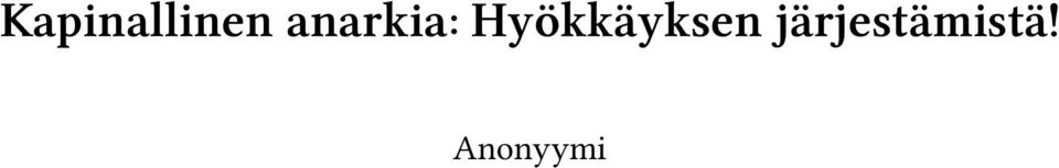 Hyökkäyksen