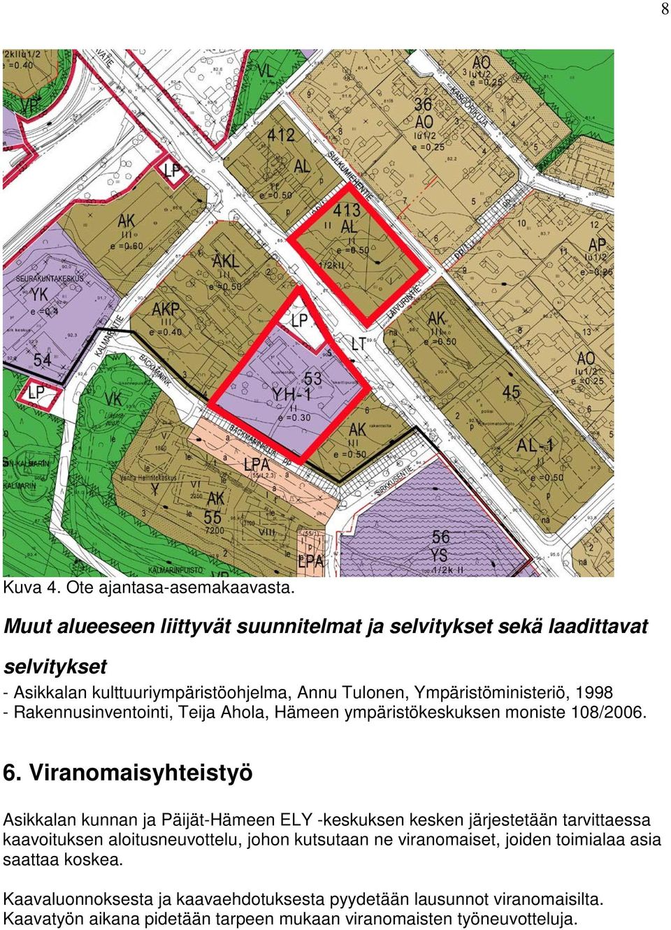1998 - Rakennusinventointi, Teija Ahola, Hämeen ympäristökeskuksen moniste 108/2006. 6.