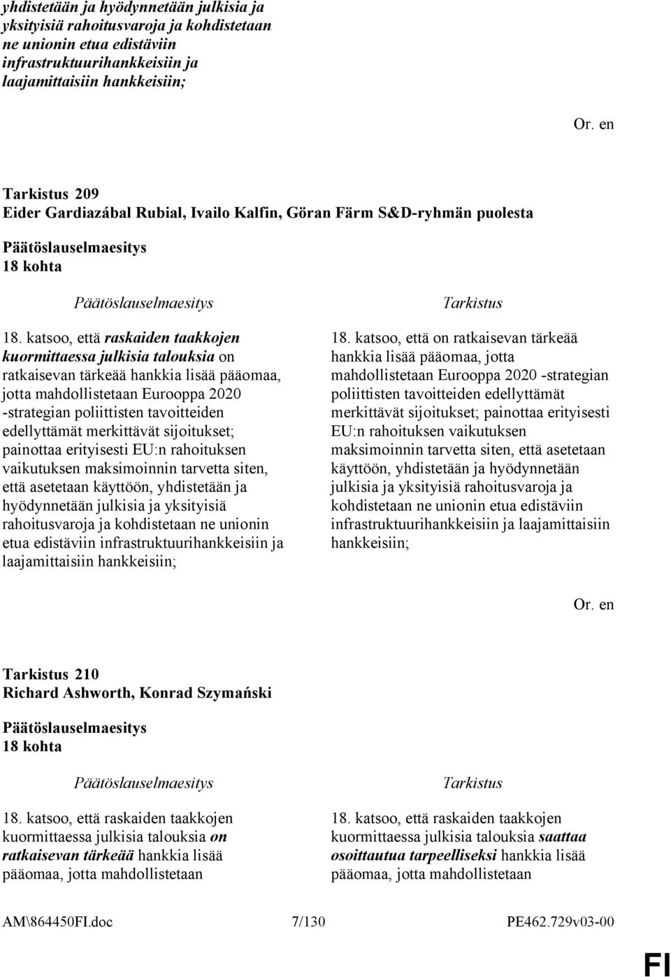 katsoo, että raskaiden taakkojen kuormittaessa julkisia talouksia on ratkaisevan tärkeää hankkia lisää pääomaa, jotta mahdollistetaan Eurooppa 2020 -strategian poliittisten tavoitteiden edellyttämät