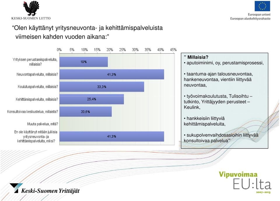 aputoiminimi, oy, perustamisprosessi, taantuma-ajan talousneuvontaa, hankeneuvontaa, vientiin