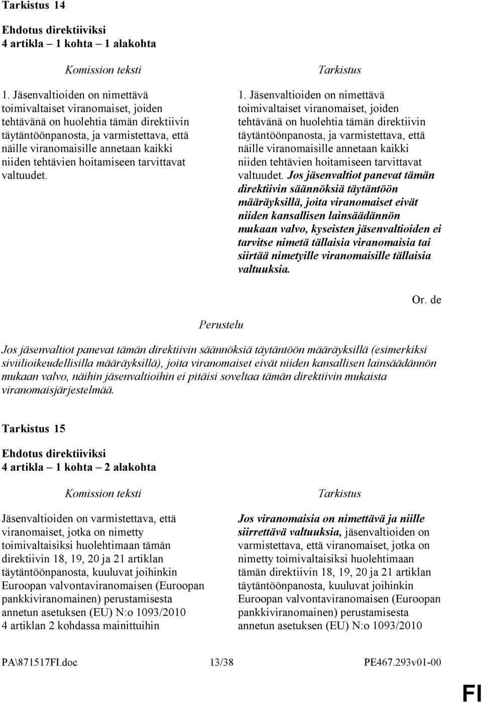 tehtävien hoitamiseen tarvittavat valtuudet. 1.  tehtävien hoitamiseen tarvittavat valtuudet.