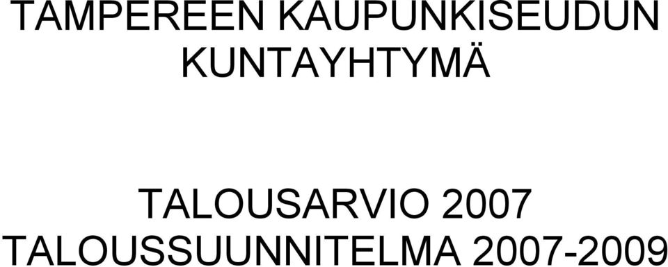 KUNTAYHTYMÄ