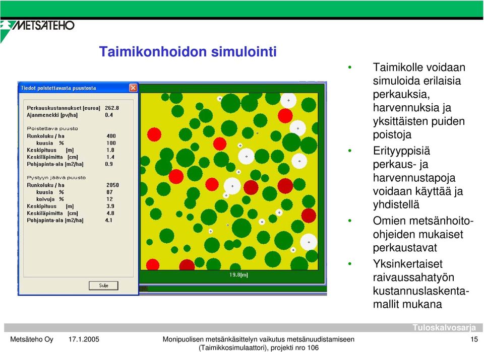 harvennustapoja voidaan käyttää ja yhdistellä Omien metsänhoitoohjeiden