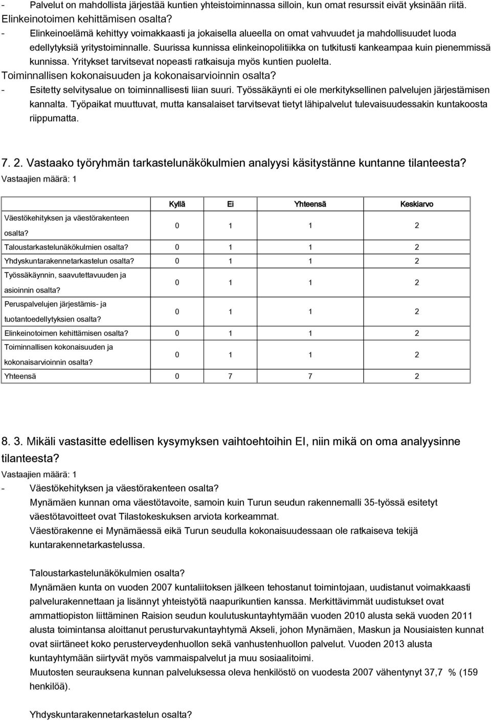 Suurissa kunnissa elinkeinopolitiikka on tutkitusti kankeampaa kuin pienemmissä kunnissa. Yritykset tarvitsevat nopeasti ratkaisuja myös kuntien puolelta.