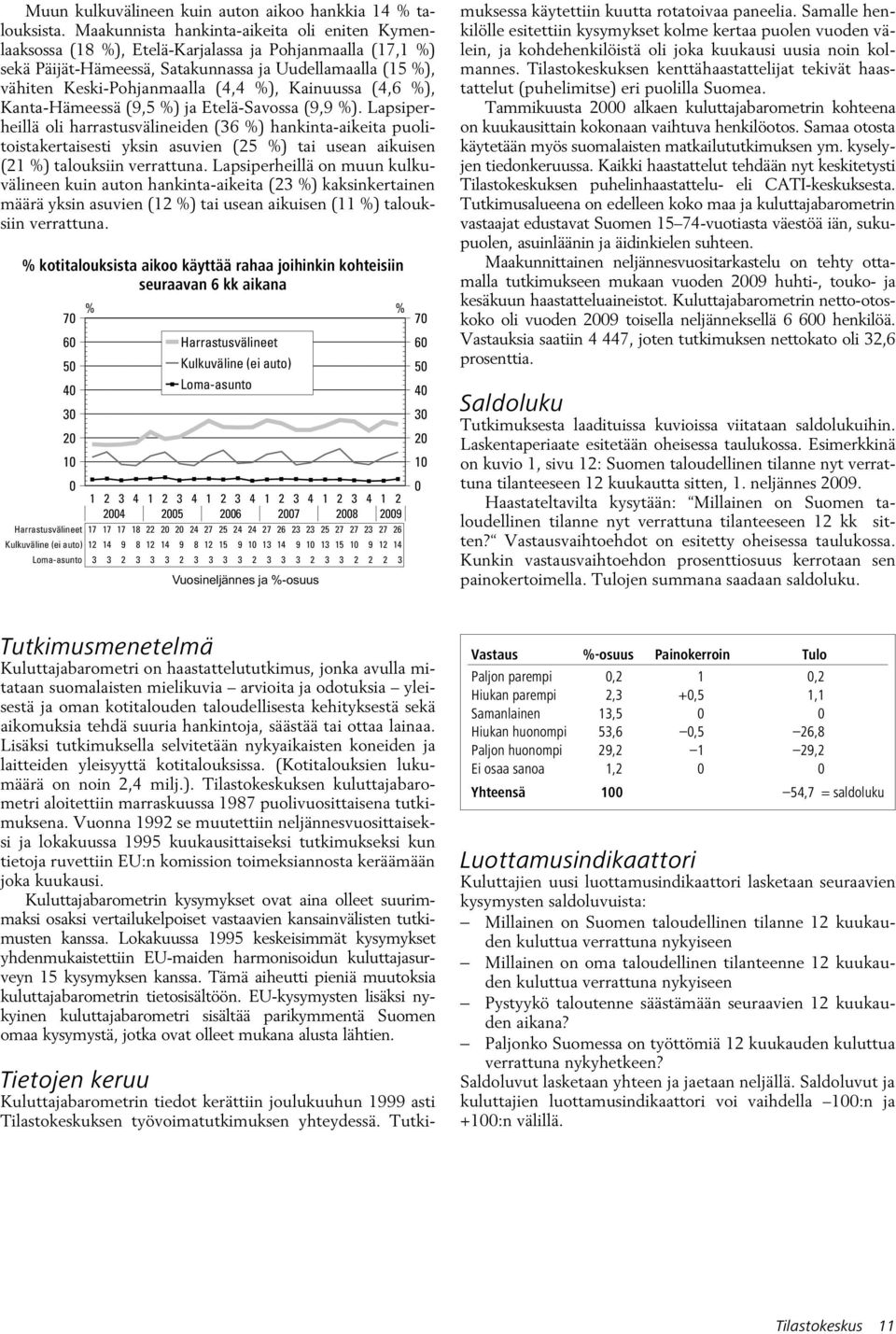 Lapsiperheillä oli harrastusvälineiden (36 %) hankinta-aikeita puolitoistakertaisesti yksin asuvien (25 %) tai usean aikuisen (21 %) talouksiin verrattuna.