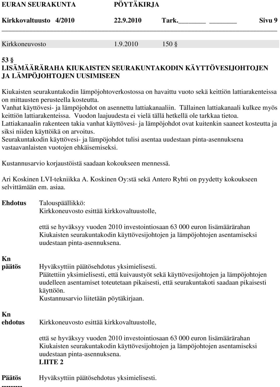 Kirkkoneuvosto 1.9.