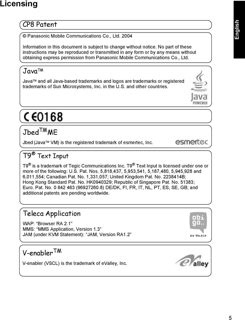 Java TM Java TM and all Java-based trademarks and logos are trademarks or registered trademarks of Sun Microsystems, Inc. in the U.S. and other countries.